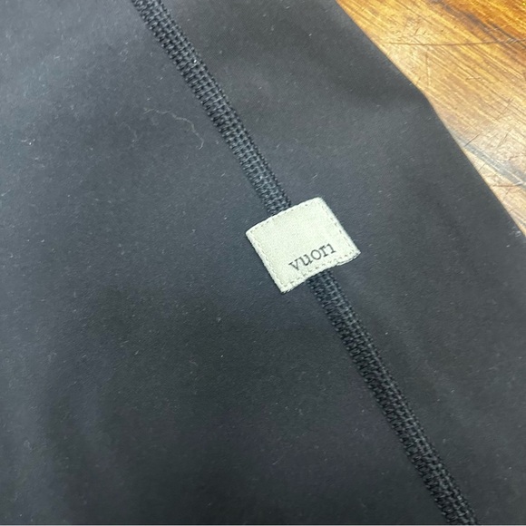 Vuori Black Track Pants with Tapered Leg and Elastic Waistband - Picture 2 of 7